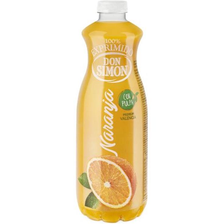 ZUMO REFRIG.NARANJA CON PULPA DON SIMON BTLLA 1 LT