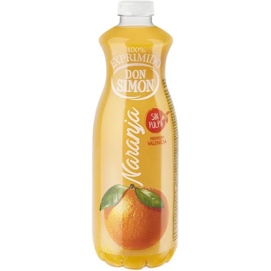 ZUMO REFRIG.NARANJA SIN PULPA DON SIMON BTLLA 1 LT