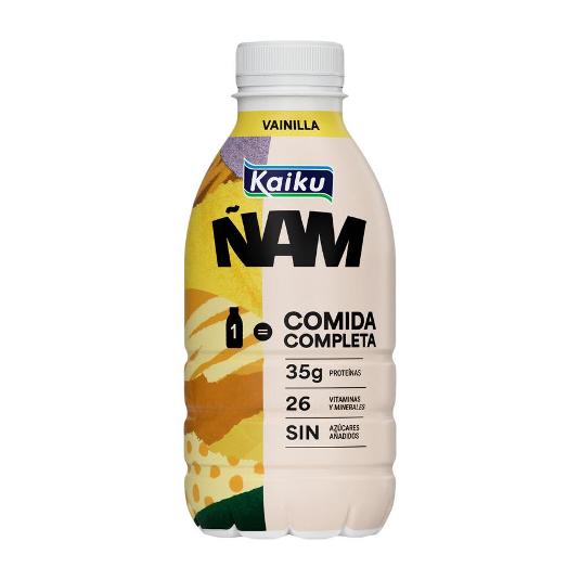 BATIDO PROT.SUST.COMIDA VAINILL KAIKU ÑAM UNIDAD 500 ML