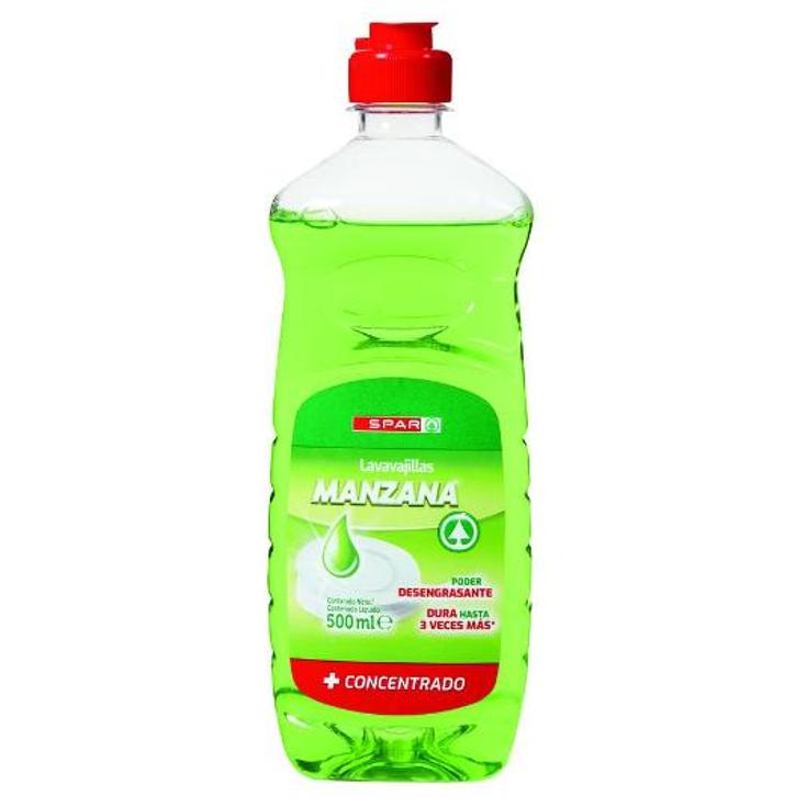 LAVAVAJILLAS CONCENT.MANZANA SPAR BTLLA 500 ML