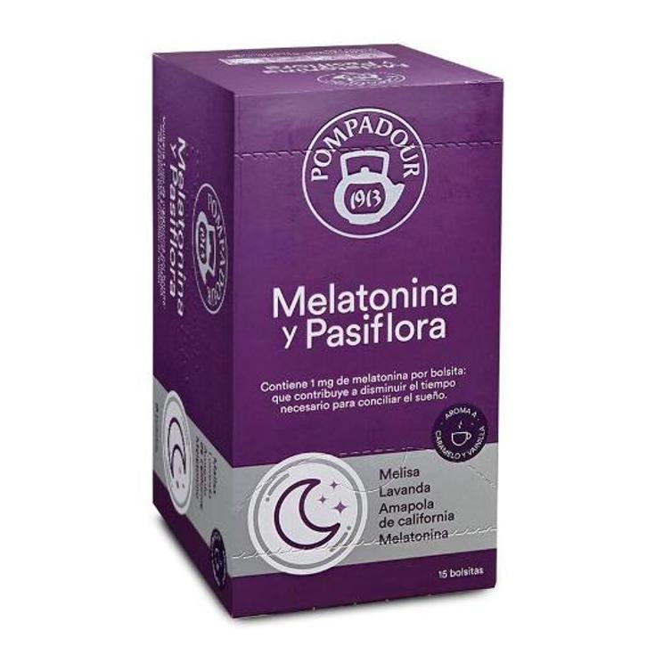INFUSION MELATONINA Y PASIFLORA POMPADOUR CAJA 20 UD