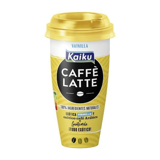 CAFFE LATTE VAINILLA KAIKU UNIDAD 231 ML