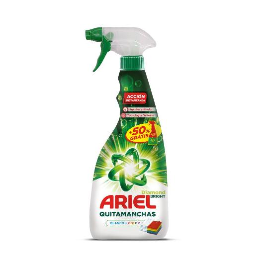 QUITAMANCHAS BLANCO+COLOR ARIEL PISTOL 750 ML