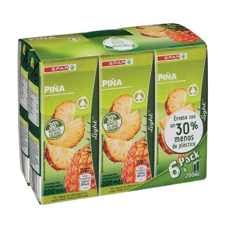 NECTAR PIÑA S/AZUCAR 6X200 SPAR PACK 1200 ML