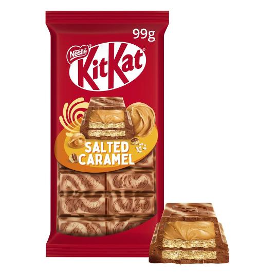 CHOCOLATE KIT KAT SAL CARAMELO NESTLE PTLLA 99 GR