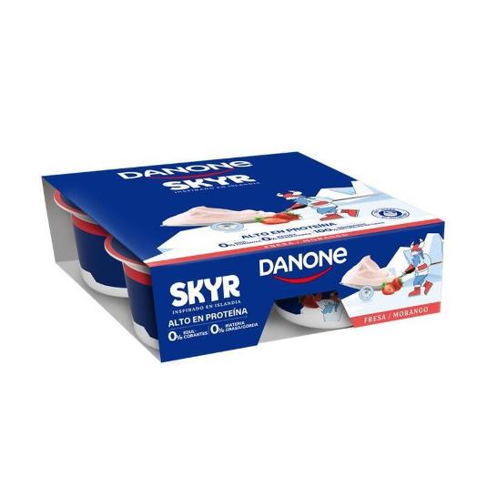 SKYR FRESA X4 DANONE PACK 400 GR