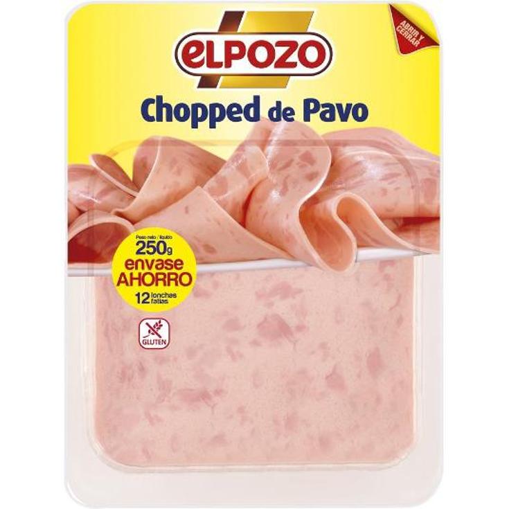 CHOPPED DE PAVO ELPOZO PACK 225 GR