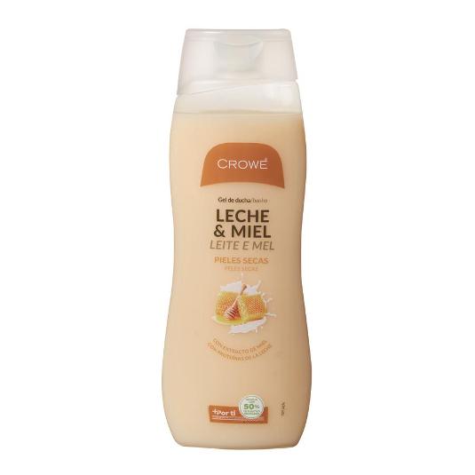 GEL LECHE Y MIEL PIELES SECAS CROWE BOTLLA 750 ML