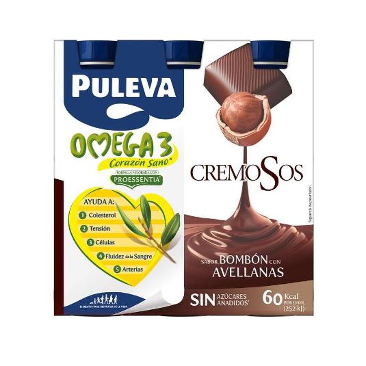 BEBIDA OMEGA3 BOMBON CREMOSO PULEVA PACK 750 ML