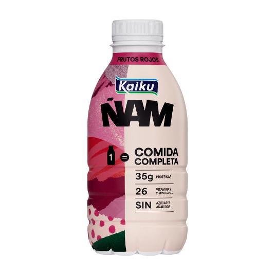 BATIDO PROT.SUST.COMIDA F.ROJOS KAIKU ÑAM UNIDAD 500 ML