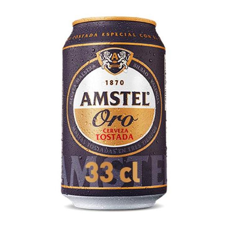 CERVEZA ORO 6,2º AMSTEL LATA 33 CL