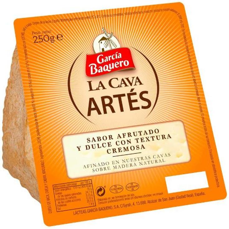 QUESO MEZCLA DE CAVA ARTES G.BAQUERO CUÑA 250 GR