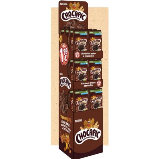 EXPOSITOR 18 UDS.CHOCAPIC 250 G NESTLE BOX UD