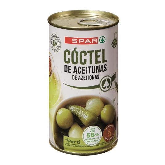 ACEITUNA COCKTAIL SPAR LATA 180 GR