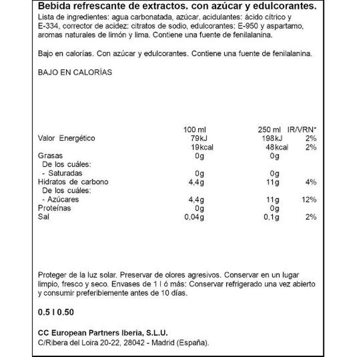 REFRESCO SPRITE SPRITE BTLLA 500 ML