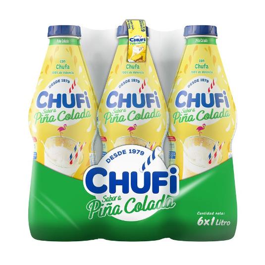 BEBIDA DE CHUFA Y PIÑA COLADA CHUFI PET 1 LT
