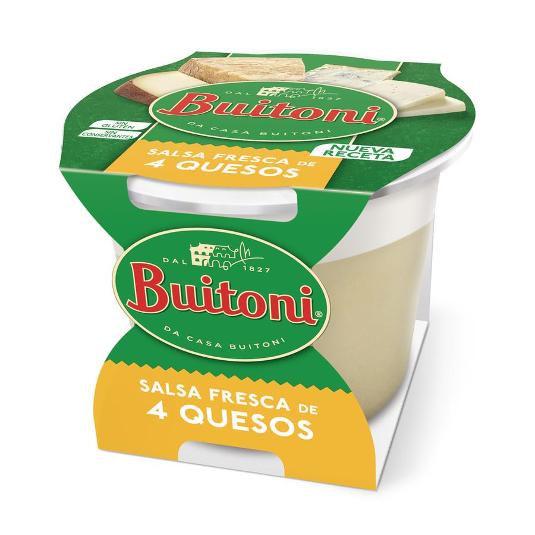 SALSA FRESCA 4 QUESOS BUITONI UNIDAD 140 GR