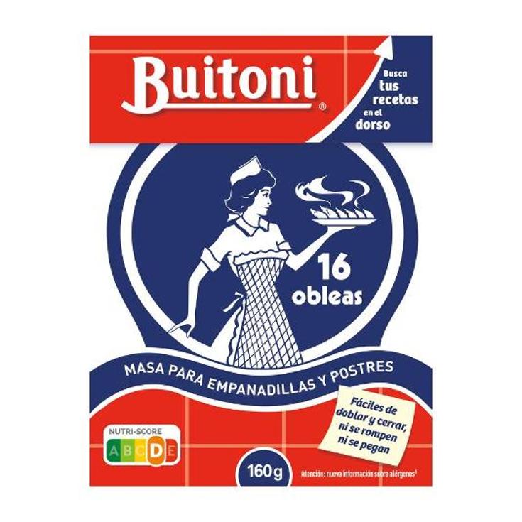 OBLEAS PARA EMPANADILLAS BUITONI PQTE 160 GR