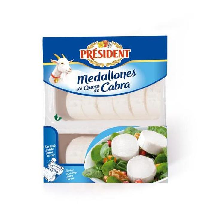 QUESO DE CABRA MEDALLONES PACK2 PRESIDENT PACK 200 GR