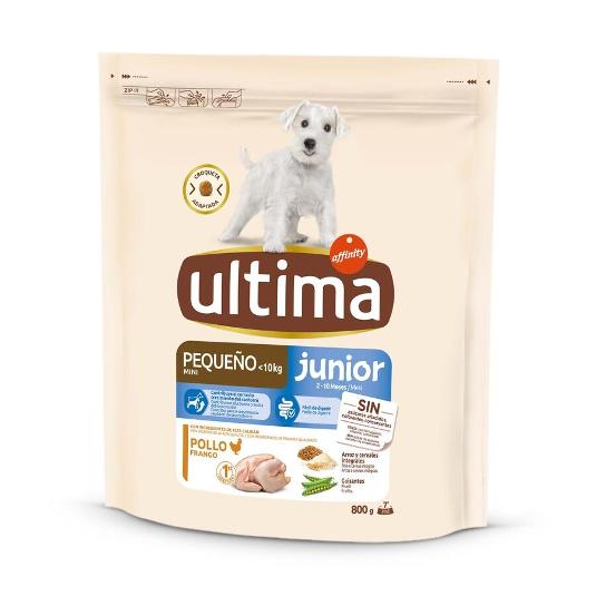 COMIDA PERRO ULTIMA MINI JUNIOR BREKKIES BOLSA 800 GR