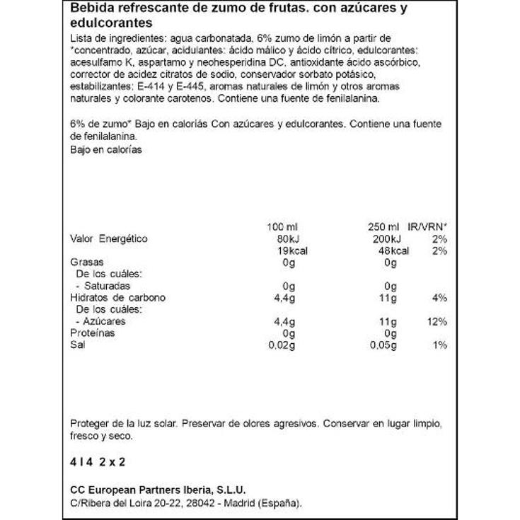 FANTA LIMON 2X2L FANTA PACK 4 LT