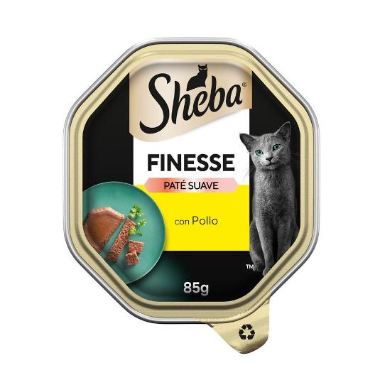 COMIDA GATOS FINE MOU POLLO SHEBA TRRNA 85 GR