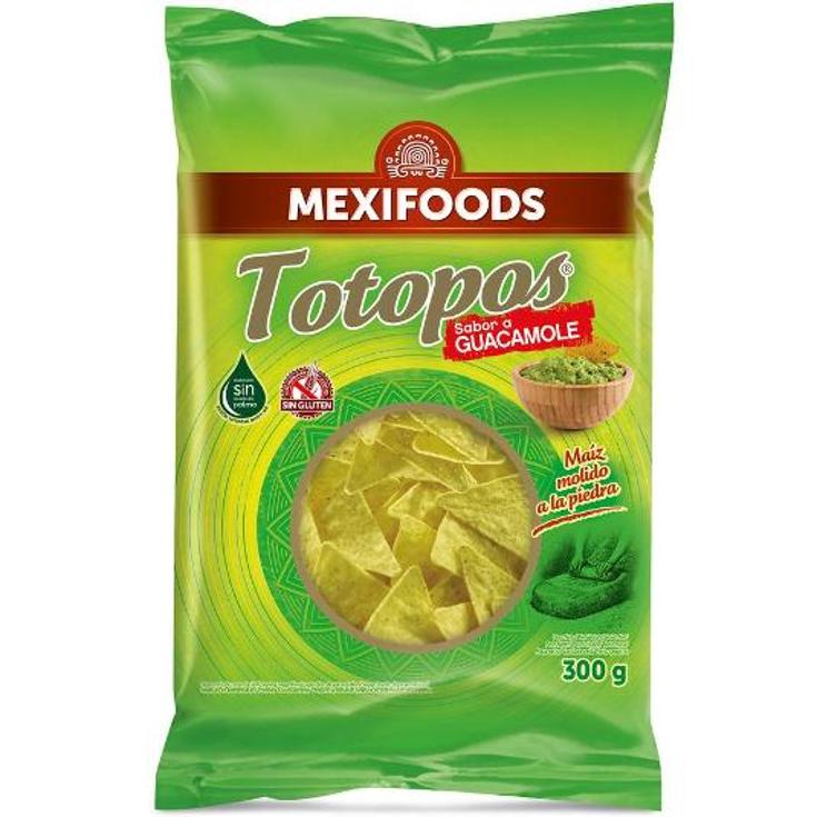 TOTOPOS GUACAMOLE MEXIFOODS BOLSA 300 GR