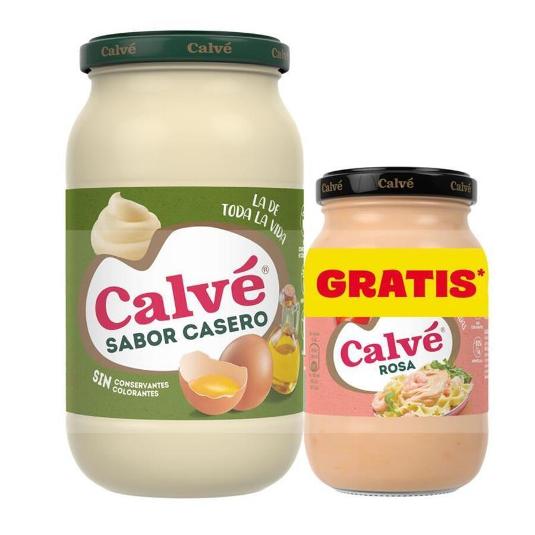 MAYONESA 430 ML+SALSA ROSA CALVE PACK 640 GR