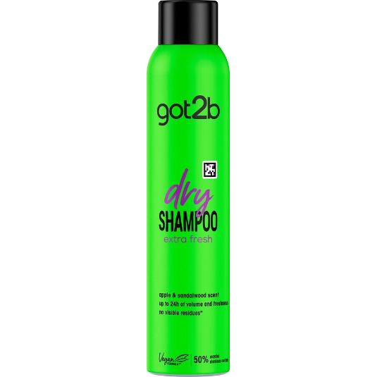 CHAMPU EN SECO EXTRA FRESH GOT2B SPRAY 200 ML