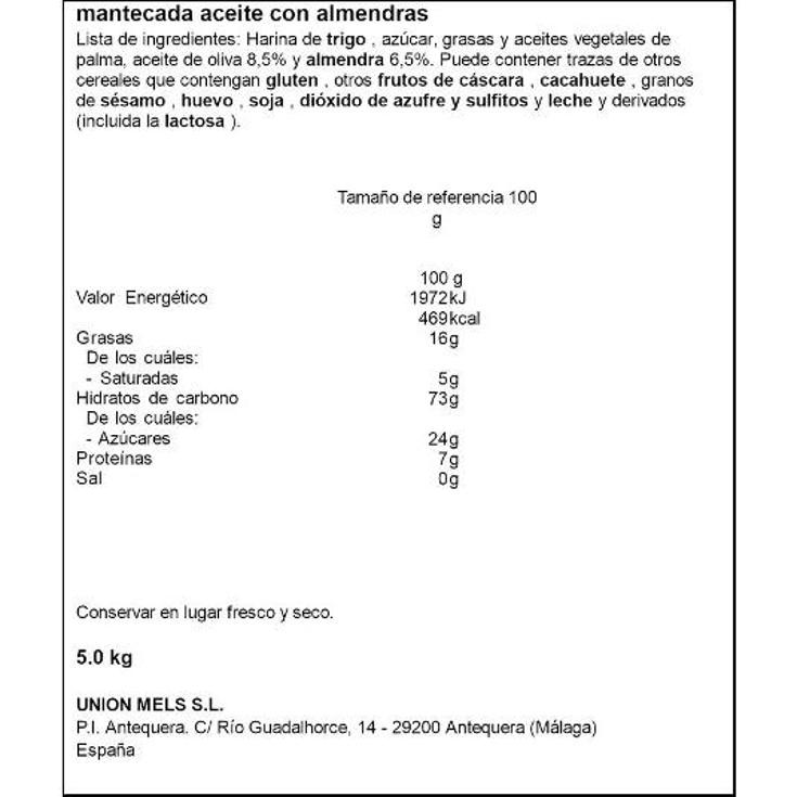 MANTECADO ACEITE S.MELERO KILO KG