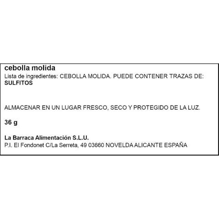 CEBOLLA GRANULADA 36G ESPECIAS SPAR FRASCO 36 GR