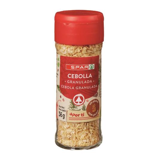 CEBOLLA GRANULADA 36G ESPECIAS SPAR FRASCO 36 GR