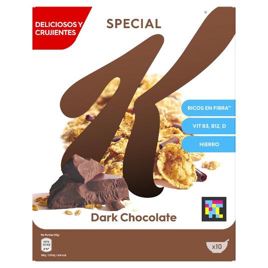 CEREALES SPECIAL SK CHOCO NEGRO KELLOGG PQTE 325 GR