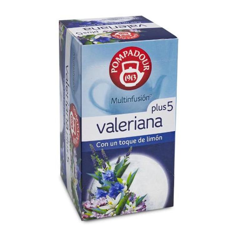 INFUSION VALERIANA PLUS-5 POMPADOUR PQTE 20 UD