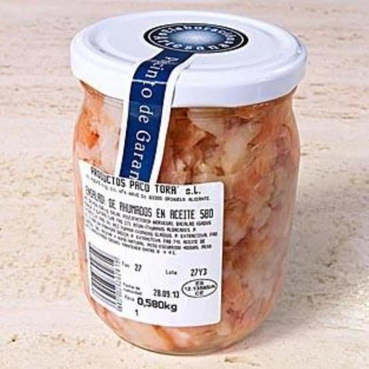 ENSALADAS DE AHUMADOS EN ACEITE PACO TORA FRASCO 150 GR