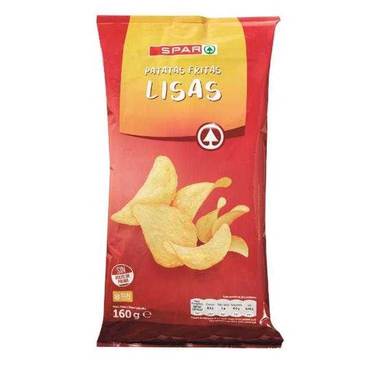 PATATAS FRITAS LISAS SPAR BOLSA 160 GR