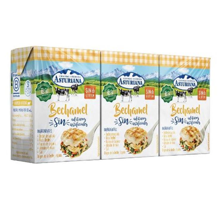 SALSA BECHAMEL X3 ASTURIANA PACK 600 GR