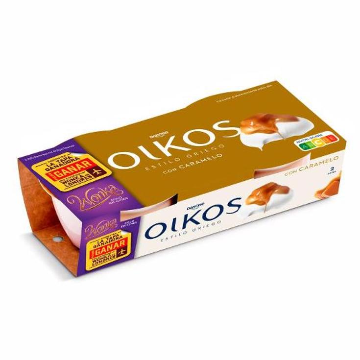 YOGUR OIKOS CARAMELO X2 DANONE PACK 220 GR