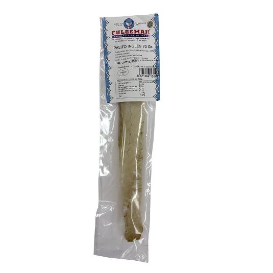 BACALAO PALITO TIPO INGLES FULGEMAR PQTE 70 GR