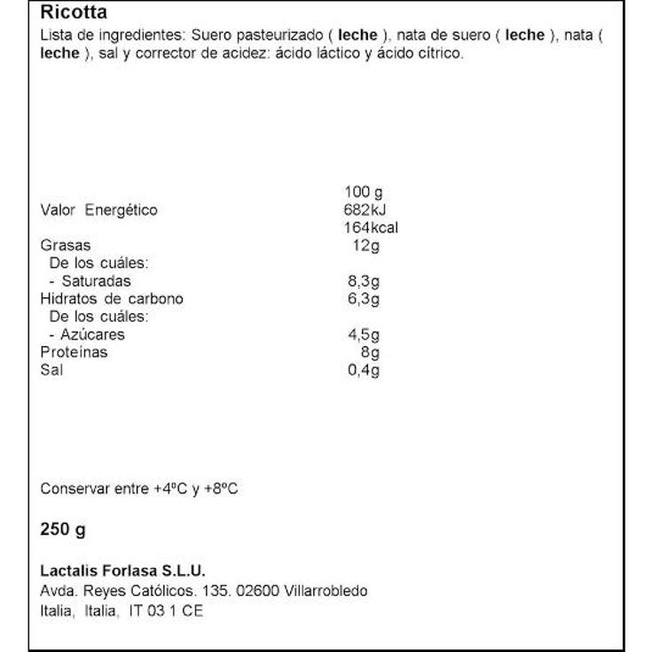 RICOTTA GALBANI TRRNA 250 GR