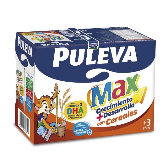 LECHE MAX C/CEREALES (ENE+CREC) PULEVA BRIK 1 LT