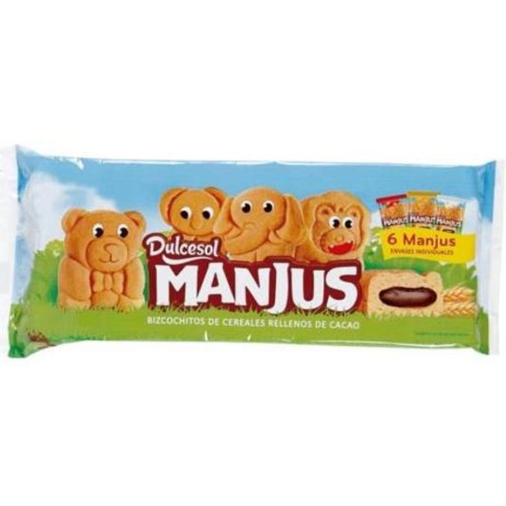 BIZCOCHITOS MANJUS DULCESOL PQTE 180 GR