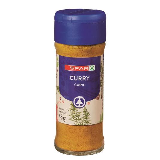 CURRY ESPECIAS 45G SPAR FRASCO 45 GR