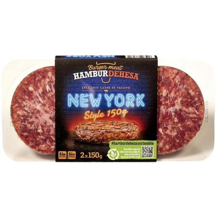 BURGER MEAT VACUNO NEW YORK X2 HAMBURDEHESA PACK 300 GR