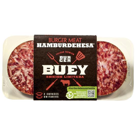 BURGER MEAT BUEY 2X160 HAMBURDEHESA PACK 320 GR