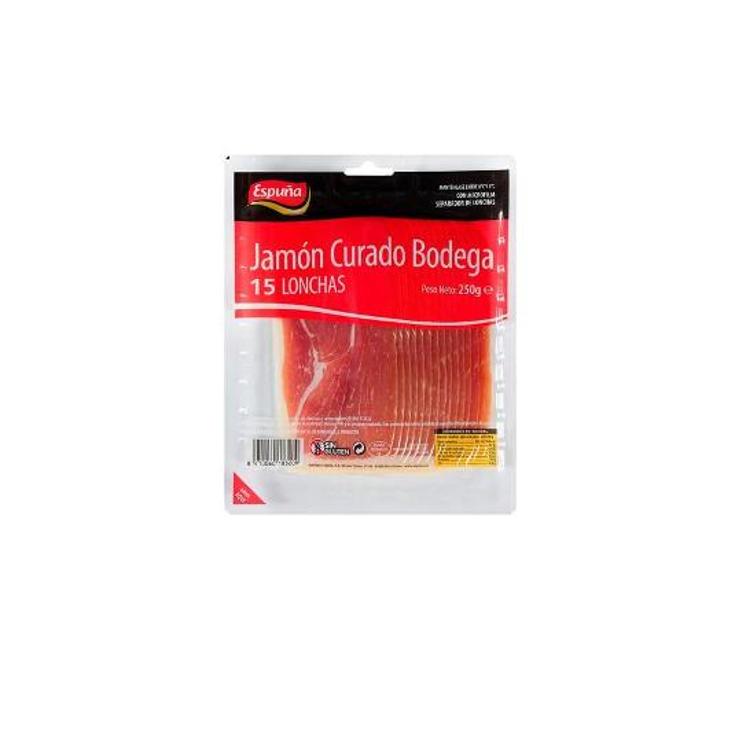 JAMON CURADO ESPUÑA PQTE 250 GR