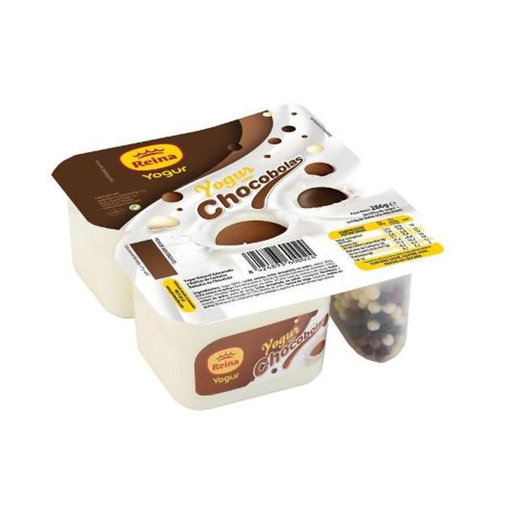 YOGUR NATURAL CHOCOBOLAS 2 UDS REINA PACK 286 GR
