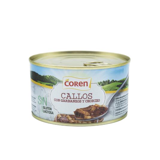 CALLOS CON GARBANZOS COREN LATA 380 GR