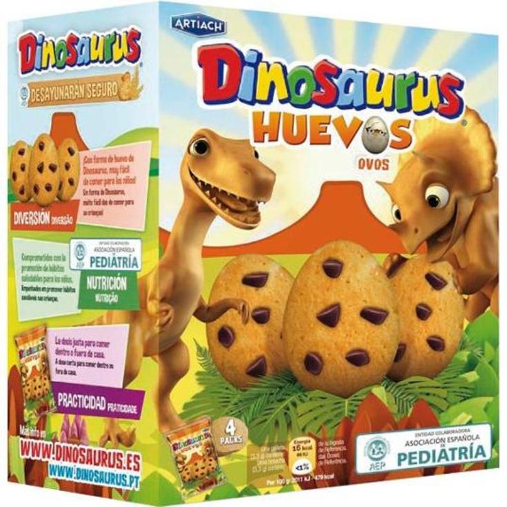 GALLETAS DINOSAURUS HUEVOS ARTIACH PQTE 140 GR
