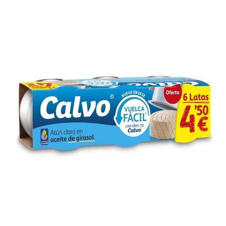 ATUN CLARO AC.GIRASOL PACK 6X52 CALVO PACK 312 GR